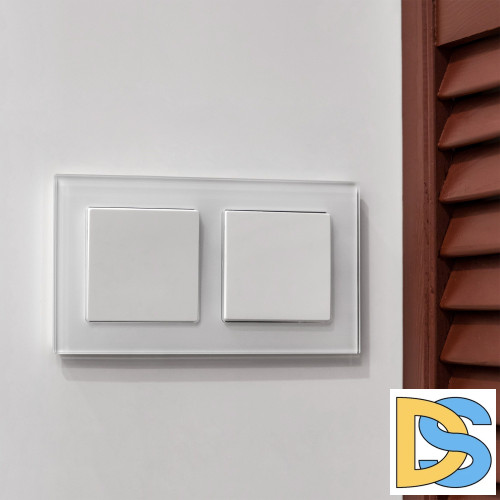 Перекрестный Выключатель одноклавишный Werkel (белый) W1113001