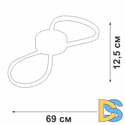 Потолочный светильник Vitaluce V3779-1/1PL