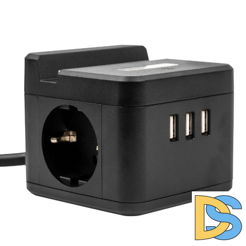 Удлинитель Uniel S-GCD2-1,5SBUH BLACK UL-00011252