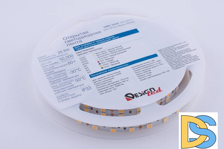 Светодиодная лента DesignLed DSG5120-24-WW-33 000523