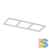 Рамка SWG COMBO-3S3-WH 004196