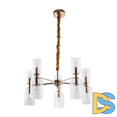 Подвесная люстра Arte Lamp Charm A1623LM-10GO
