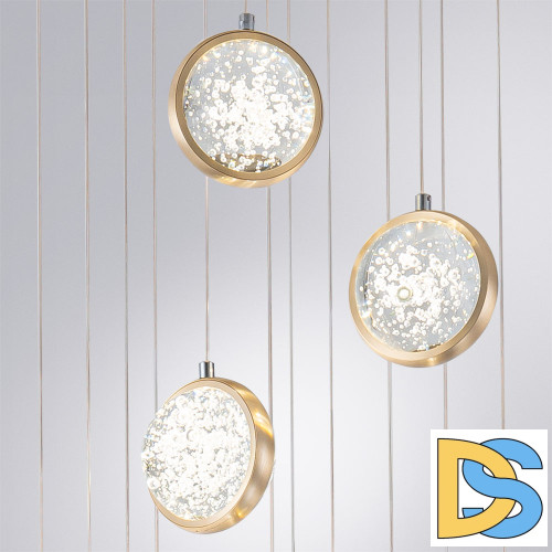Каскадная люстра Arte Lamp Faberge A2451SP-75PB