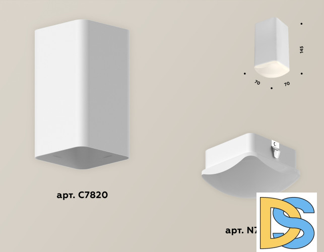Потолочный светильник Ambrella Light Techno Spot XS7820022 (C7820, N7756)