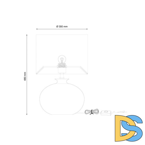 Настольная лампа Lucia Tucci Harrods T931.1