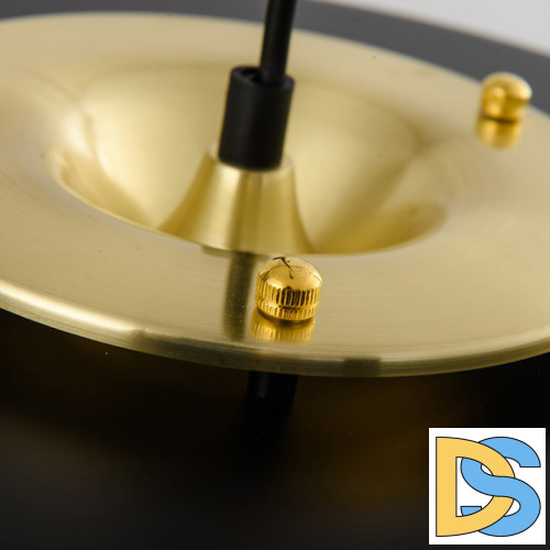 Подвесной светильник DeLight Collection Revolve 9187P black/gold