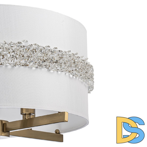 Люстра на штанге Indigo Effetto 13030/4R Brass V000514