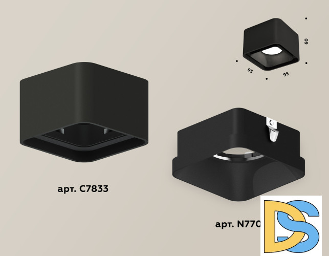 Накладной светильник Ambrella Light Techno XS7833002