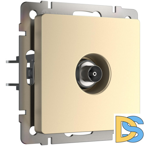 ТВ-розетка оконечная Werkel шампань W1183011 4690389157516