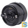 Переключатель Werkel одноклавишный Retro черный W5612008 4690389166716