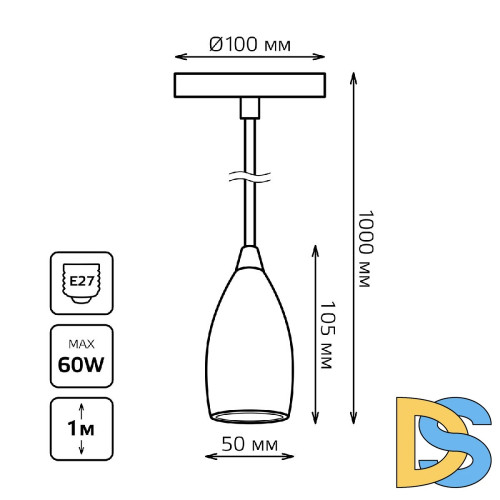 Подвесной светильник Gauss Gauss Decor PL033