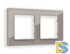 Рамка двухместная Ambrella Volt Platos AF330502