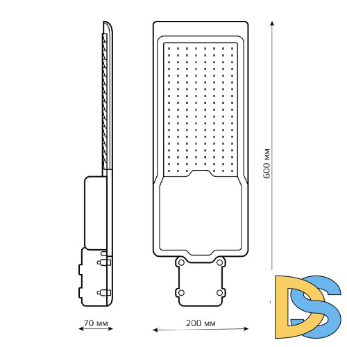 Уличный консольный светильник Gauss Avenue 629534302