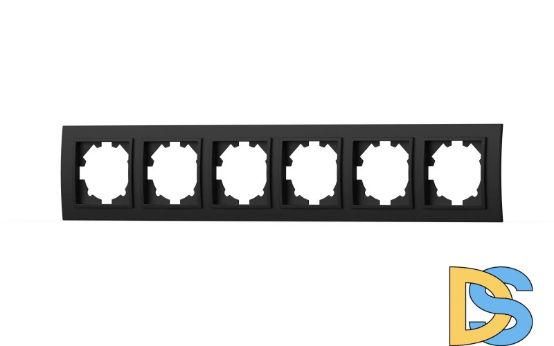 Рамка шестиместная ELBI Zena 500-014800-252