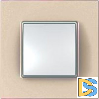 Рамка 1-ая (одинарная), Медь (пластик), серия Unica, Schneider Electric