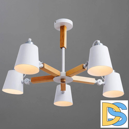 Потолочная люстра Arte Lamp A7141PL-5WH