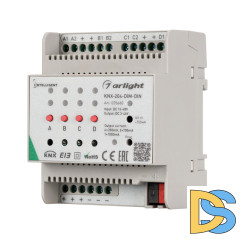 Диммер Arlight KNX-204-Dim-Din (12-48V, 8x0.35/4x0.7/2x1A) 025660