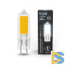 Лампа светодиодная Gauss G4 5.5W 4100K прозрачная 107807205