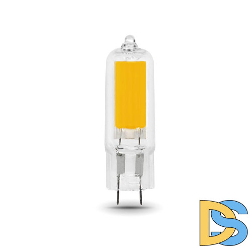 Лампа светодиодная Gauss G4 5.5W 4100K прозрачная 107807205