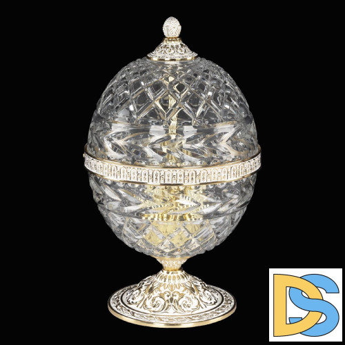 Настольная лампа Bohemia Ivele Crystal 5680L/20 GW Clear/M-1F