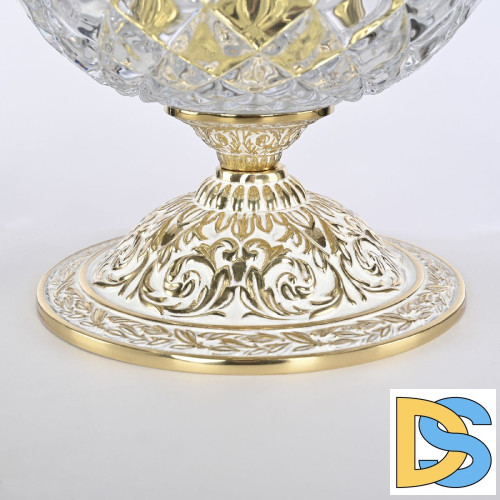 Настольная лампа Bohemia Ivele Crystal 5680L/20 GW Clear/M-1F