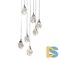 Подвесной светильник Delight Collection Crystal rock MD-020B-7 chrome