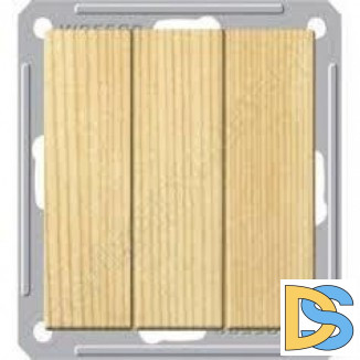 Выключатель 3-клавишный, Сосна (пластик), серия Wessen 59, Schneider Electric