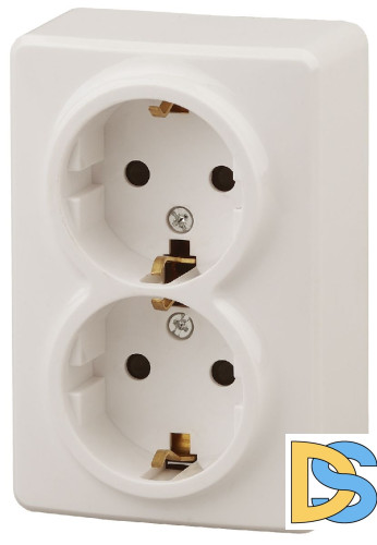 Розетка 2P+E Schuko со шторками Эра 11-2206-02 Б0020695