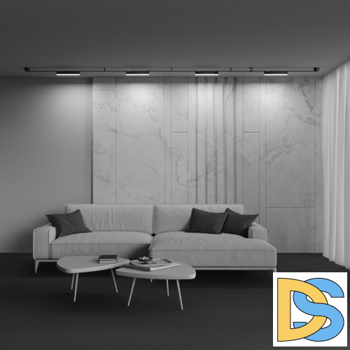 Трековый светильник Maytoni Basis TR129B-12W4K-B