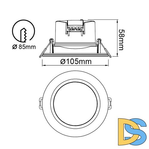 Встраиваемый светильник Mantra Yucatan 8849