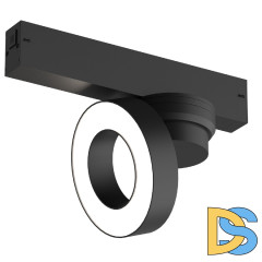 Трековый однофазный светильник Denkirs Smart Linear DK8027-BK