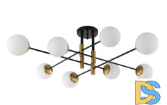 Потолочная люстра Crystal Lux Fidel FIDEL PL8 BLACK