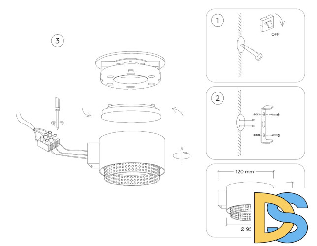 Настенный светильник Ambrella Light Techno family TN71296