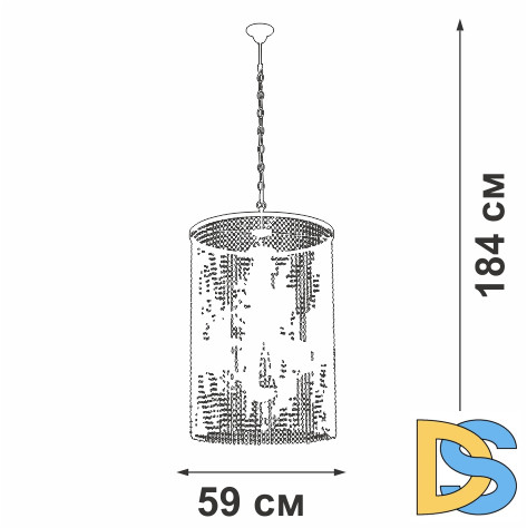Подвесная люстра Vitaluce V5817-7/6