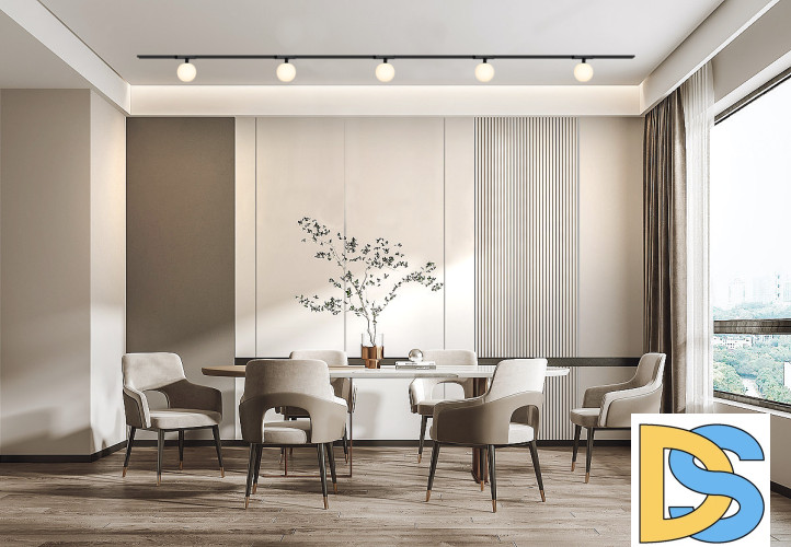 Трековый магнитный светильник iLedex Vision 4825-046-D120-6W-340DG-3000K-BK