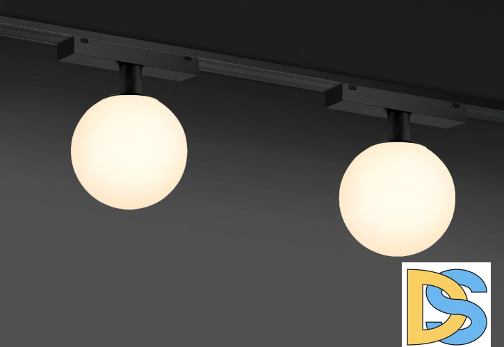 Трековый магнитный светильник iLedex Vision 4825-046-D120-6W-340DG-3000K-BK