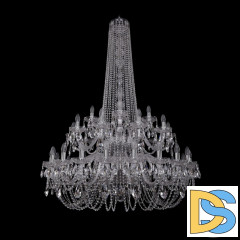 Подвесная люстра Bohemia Ivele Crystal 1402/20+10+5/400/h-160/2d Ni