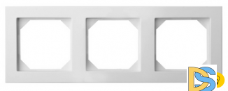 Рамка 3-ая Epsilon белая