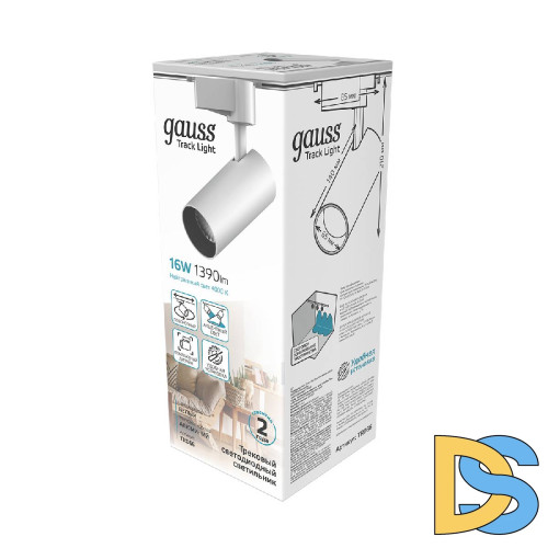Трековый светодиодный светильник Gauss Track Light Led TR066