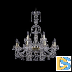 Подвесная люстра Bohemia Ivele Crystal 1409/8+4/240/XL-76 G