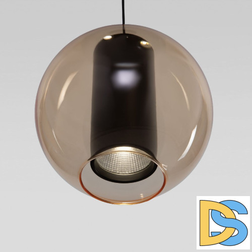 Подвесной светильник Eurosvet Cobble 50258/3 LED дымчатый/ бежевый/ шоколад a064554