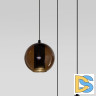 Подвесной светильник Eurosvet Cobble 50258/3 LED дымчатый/ бежевый/ шоколад a064554