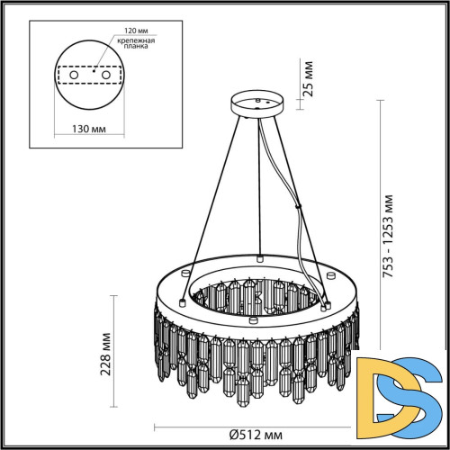 Подвесная люстра Odeon Light Semura 4985/6