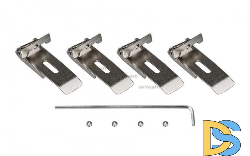 Пружинный держатель Arlight S2-LINIA-F Clip Set 021190