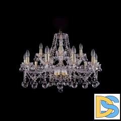 Подвесная люстра Bohemia Ivele Crystal 1413/10+5/300 G Balls