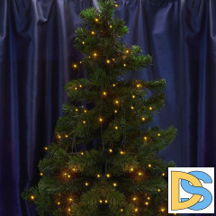 Уличная светодиодная гирлянда Feron Линейная 230V желтый без мерцания CL07 41620