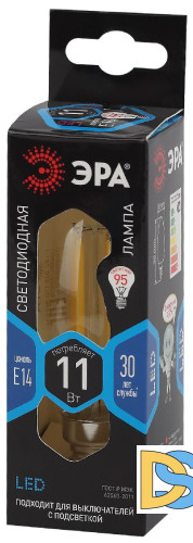 Лампа светодиодная Эра E14 11W 4000K F-LED B35-11w-840-E14 Б0046987