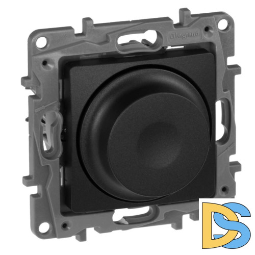 Диммер поворотный Legrand Etika без нейтрали 300W антрацит 672619