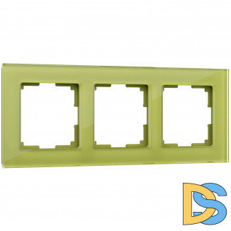 Рамка на 3 поста (фисташковый) WL01-Frame-03