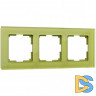 Рамка на 3 поста (фисташковый) WL01-Frame-03